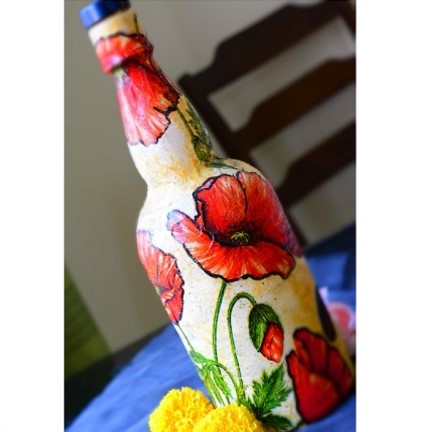 Flower Power Bottle Art